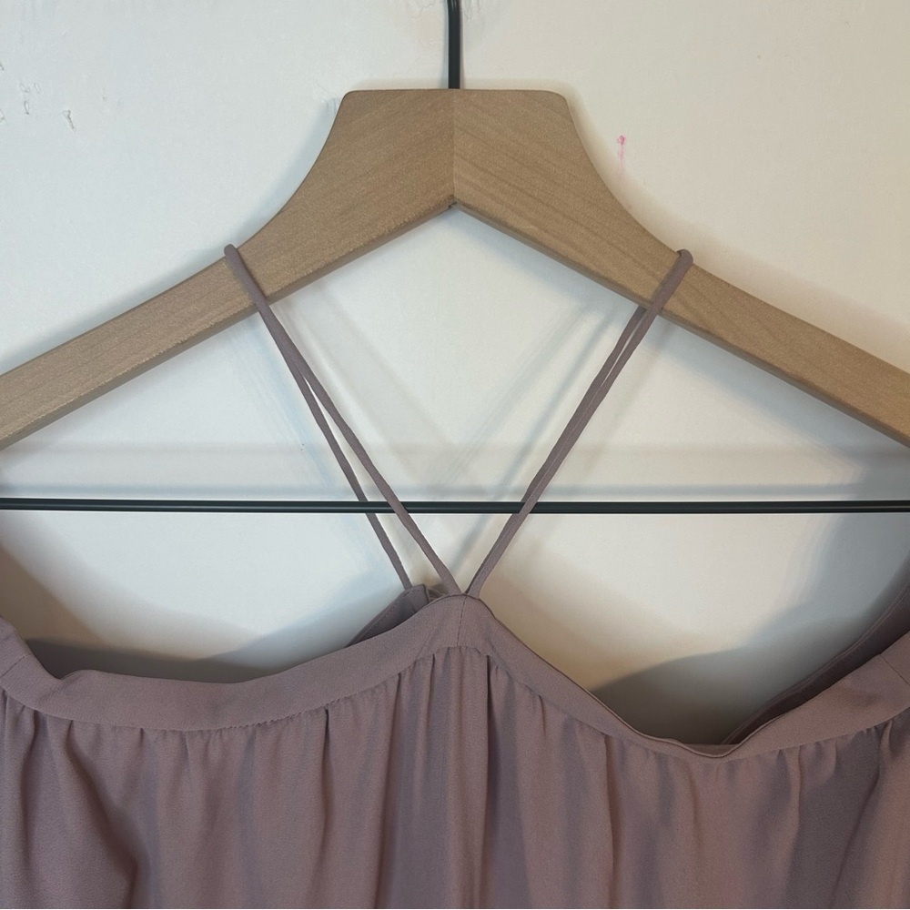 *NWT* 1.STATE Women’s Desert Mocha Cold-Shoulder Blouse, Size Small - Picture 4 of 12